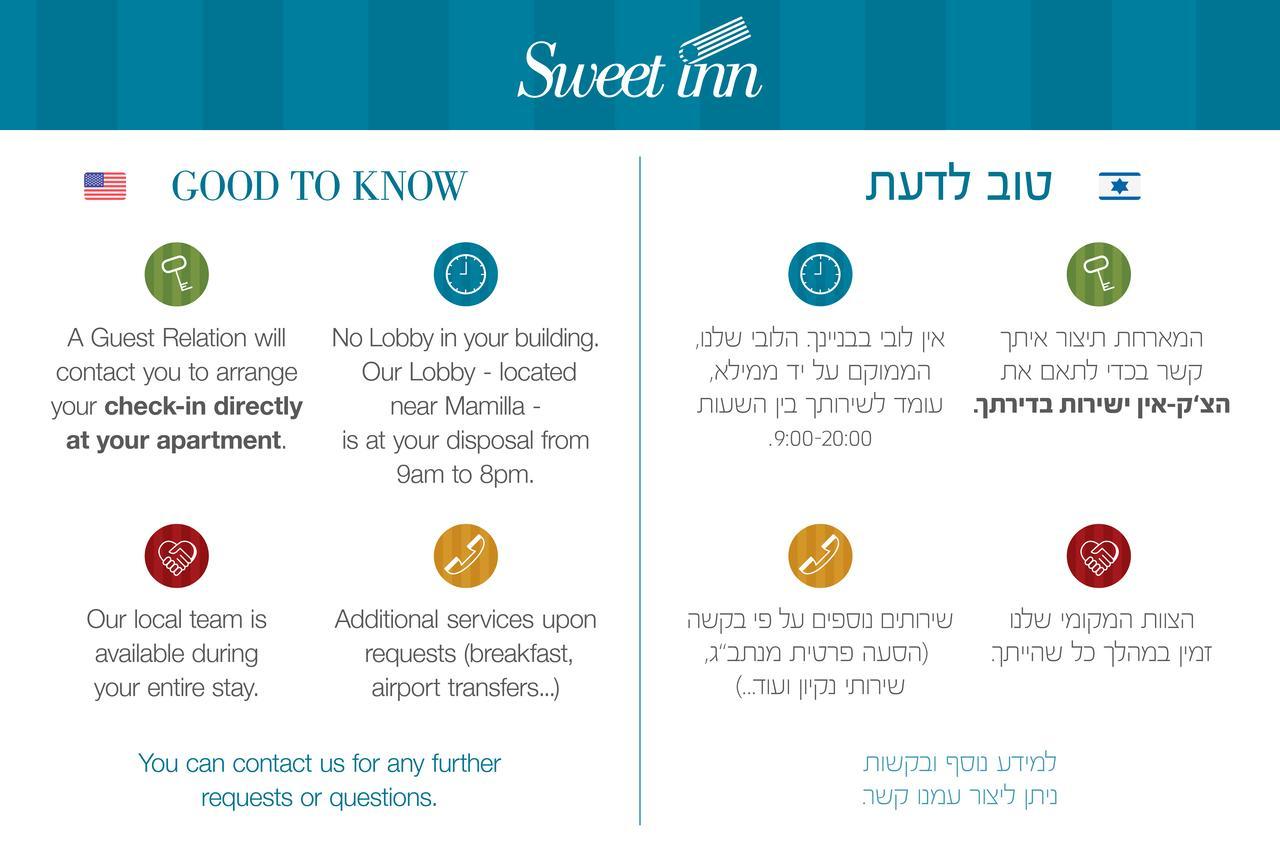 Sweet Inn - Harav Kook 7 Jerusalem Exterior foto